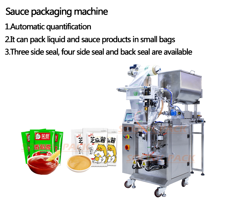 Soonk Pack Tomato Suace Keptcup Packaging Machine
