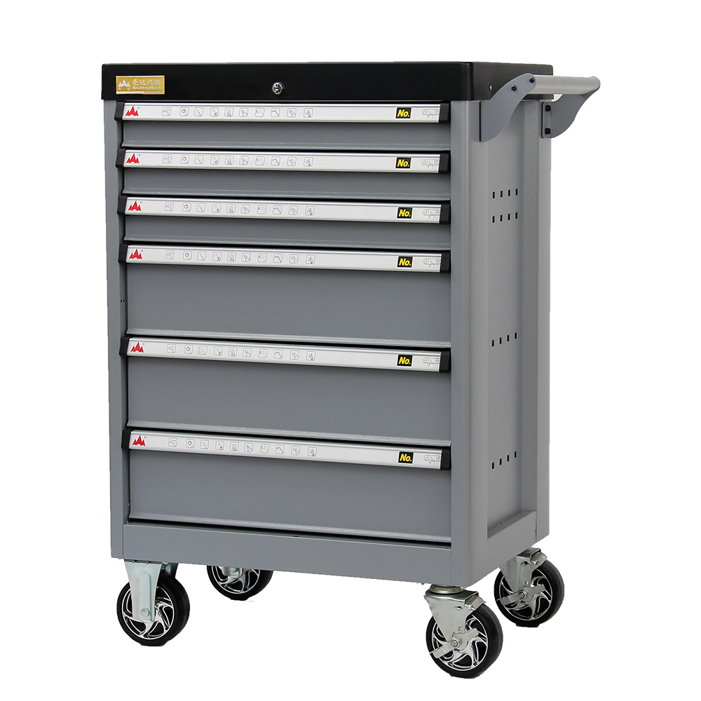 Professional 26 6Drawer Tool Chest Storage Box Rolling Cabinet Garage Organizer