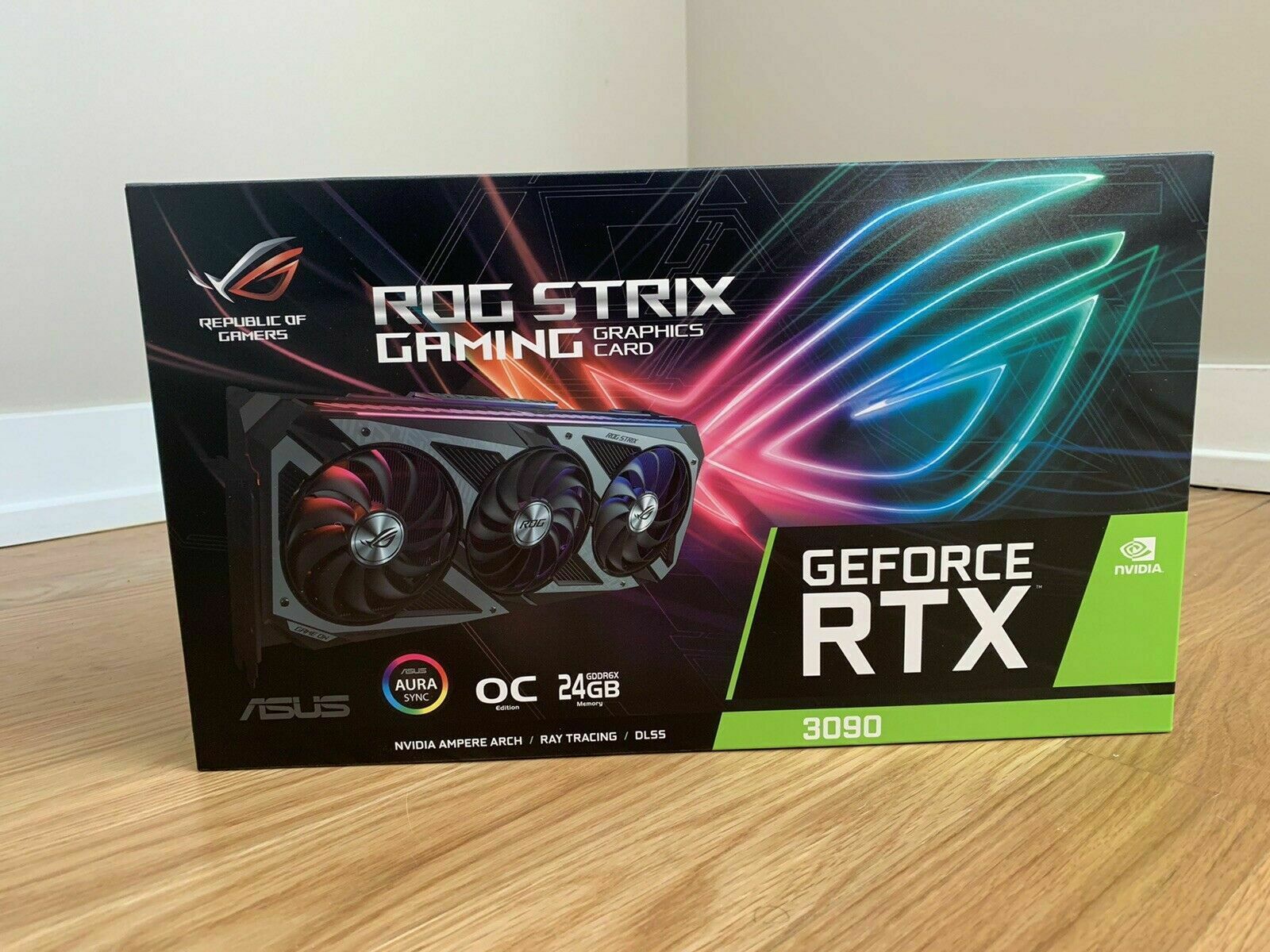 ORIGINAL ROG STRIX NVIDIA GeForce RTX 3090 Gaming Graphics Card PCIe 40 24GB GDDR6X HDMI 21 DisplayPort 14a