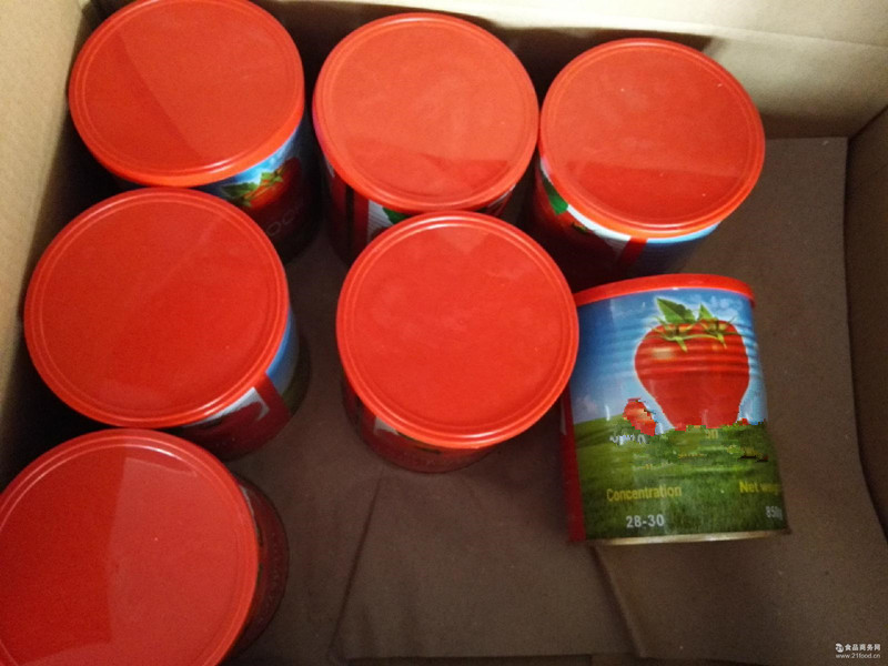 tin cans packaging for concentrated tomato paste canned food 800 g 2830 brix