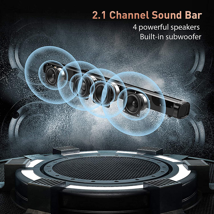 High Quality 21 Channel Multimedia Bluetooth Speaker System Home Theatre System Portable Sound Bar