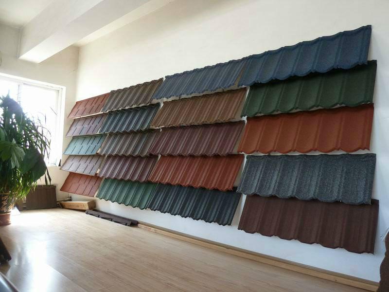Factory Price 04mm Durable Roofing Sheet Stone Coated Steel Roof Tiles for Villa