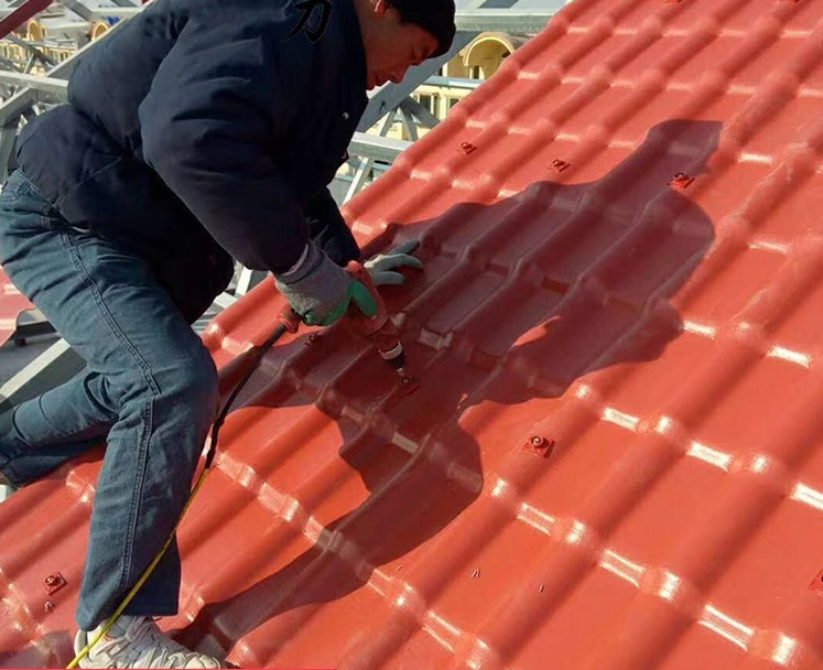 Chinese Supplier PVC Plastic UPVC sythetic resin Spanish Roof Tile