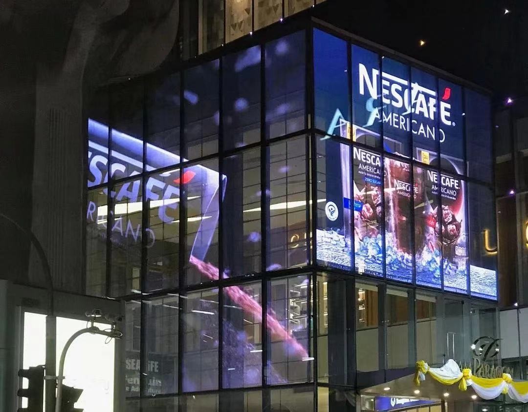 Lightweight and curvable LED DisplayArchitectural Media Facade video wall screen