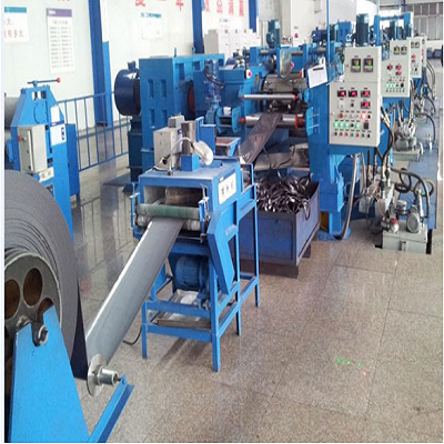 high magnet and ferrous powder Two roll sheeting mill for precise calendaring and sheeting of material