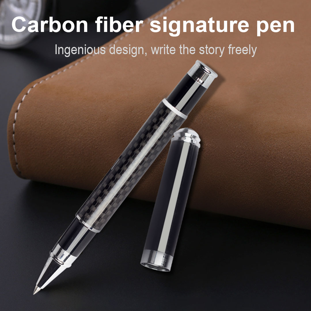 Carbon Fiber Business Sign Pen