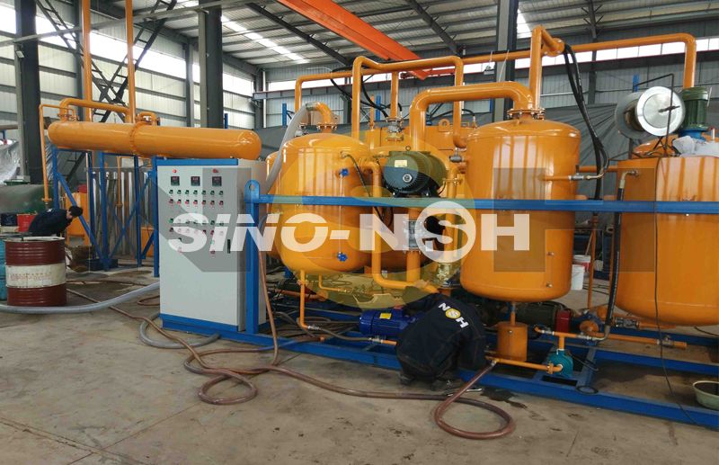 lubrication oil engine oil regeneration plant