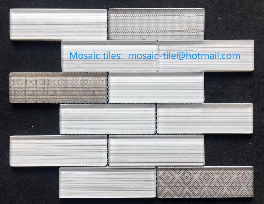 Custom Glass Mosaic Tile Inkjet Printing Wall Tile