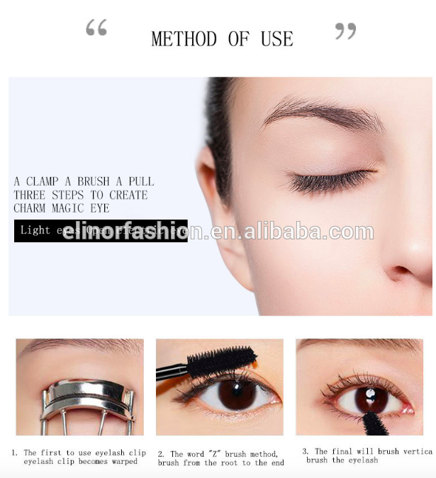 customizable private label mascara cosmetic beautiful black color 4d eyelash fiber mascara
