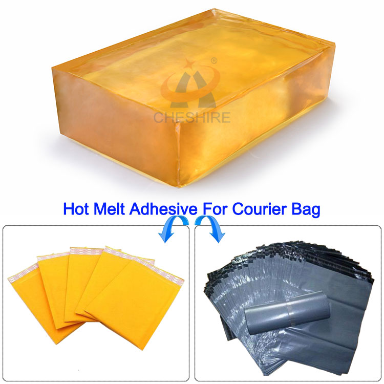 Courier Bag Glue PSA Hot Melt Pressure Sensitive Adhesive Glue for Labels and PE Express Bubble Bags Sealing