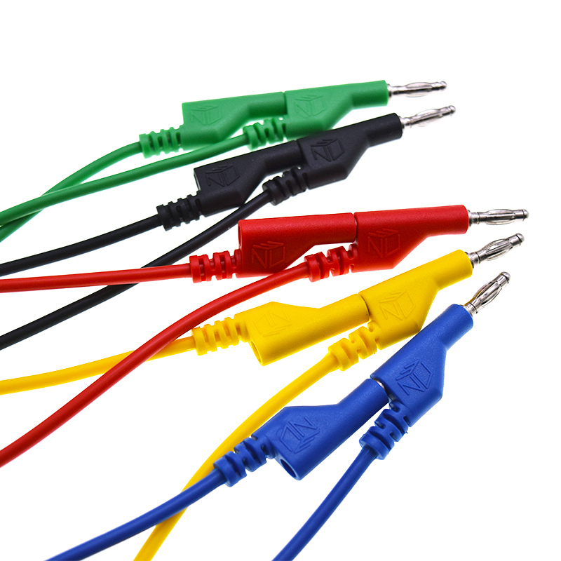4MM Stackable Banana Plug Cable To Banana Plug Cable Test Lead