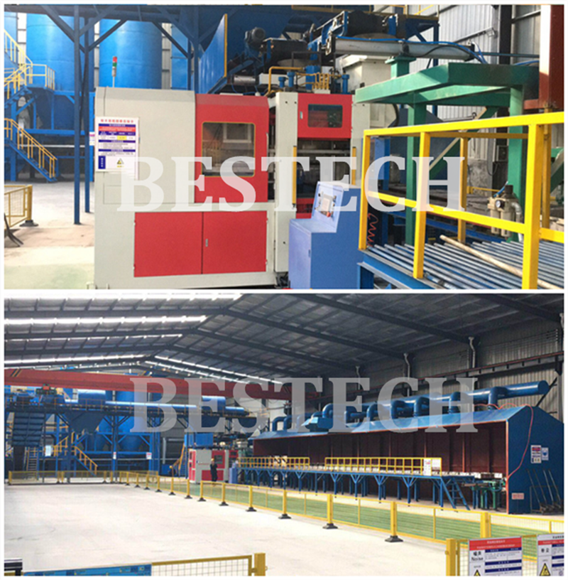 Automatic top under blowing Sand Casting Molding Machine