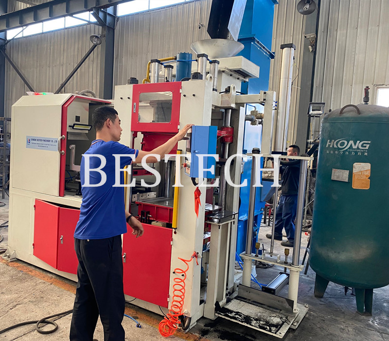 Automatic flaskless green sand molding plant sand molding machine