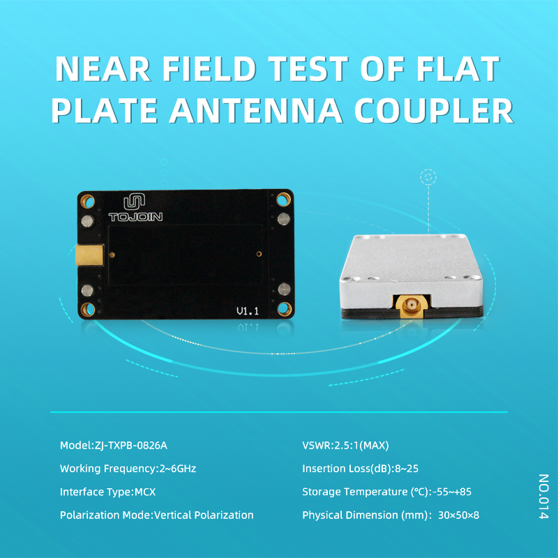 26GHz Near Field Test of Flat Plate Antenna Coupler small for wifi power test