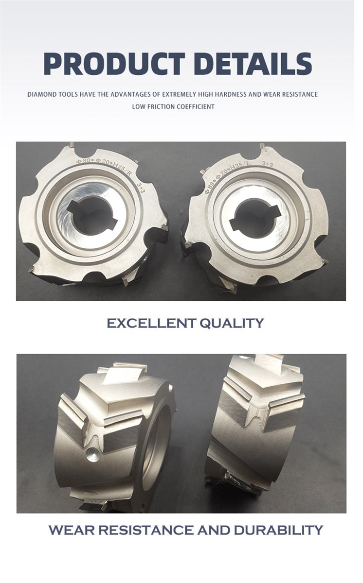 ZICAR 2021 high quality and precision diamond solid carbide endmill 6 flutes solid carbide endmills