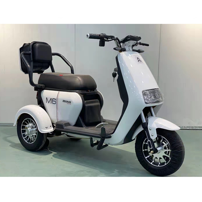 electric passenger tricycle cargo trike with three seats new three wheel adult car fashionable leisure vtt electric bike