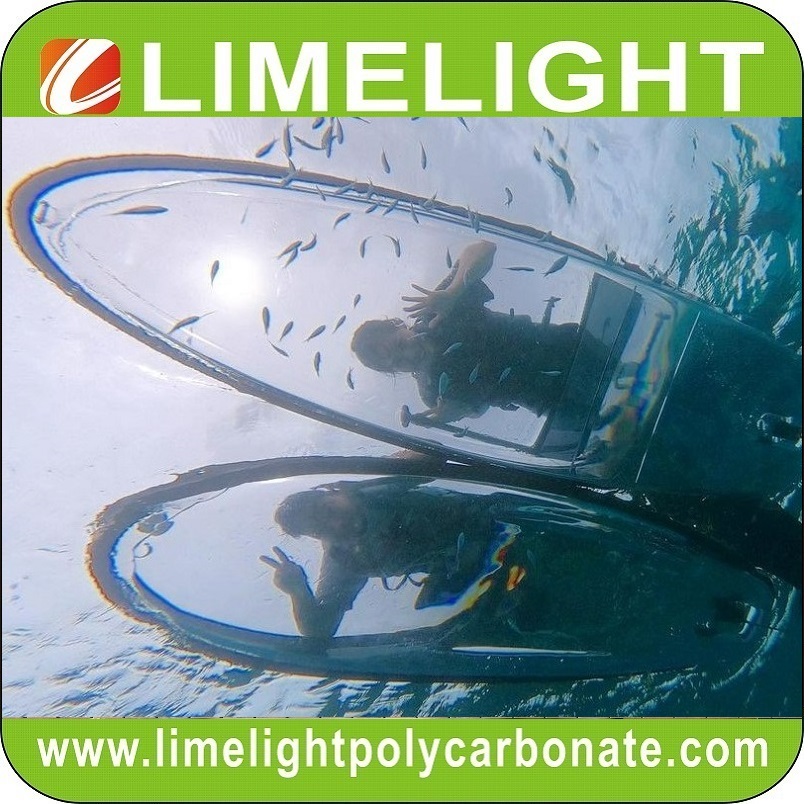 LIMELIGHT clear paddle board transparent paddle board crystal SUP see through paddleboard clear SUP