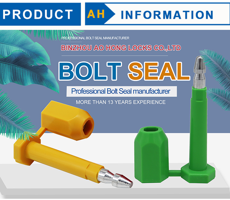 wholesale custom maritime transport bolt seal for container lock with manufacturer price