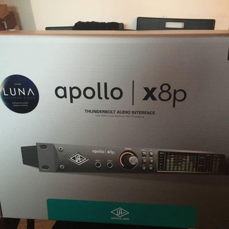 Audio Apollo x8p Heritage Edition Rackmount 16x22 Thunderbolt 3 Audio