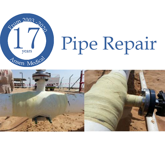 Pipeline Wrap Repair Tape Water Activated Emergency Pipe Repair Bandage