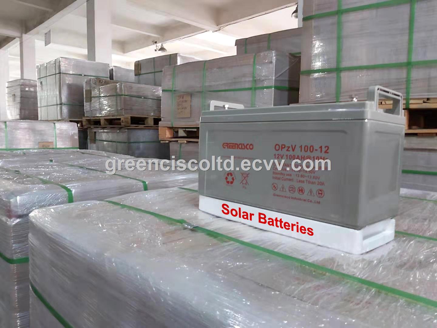 Solar batteryNickel cadmium batteryGel batteryOPzVOPzSAGMVRLA batteryNickel iron battery