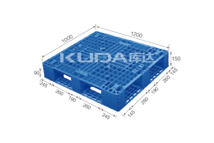 industrial pallet solutions 1210B WGTZ PLASTIC PALLET from china good manufacturer