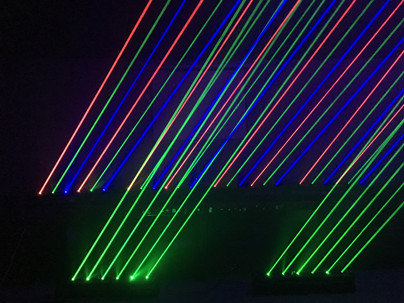 6 Eye RGB Moving Laser Array DMX DJ Disco KTV Stage Light Show