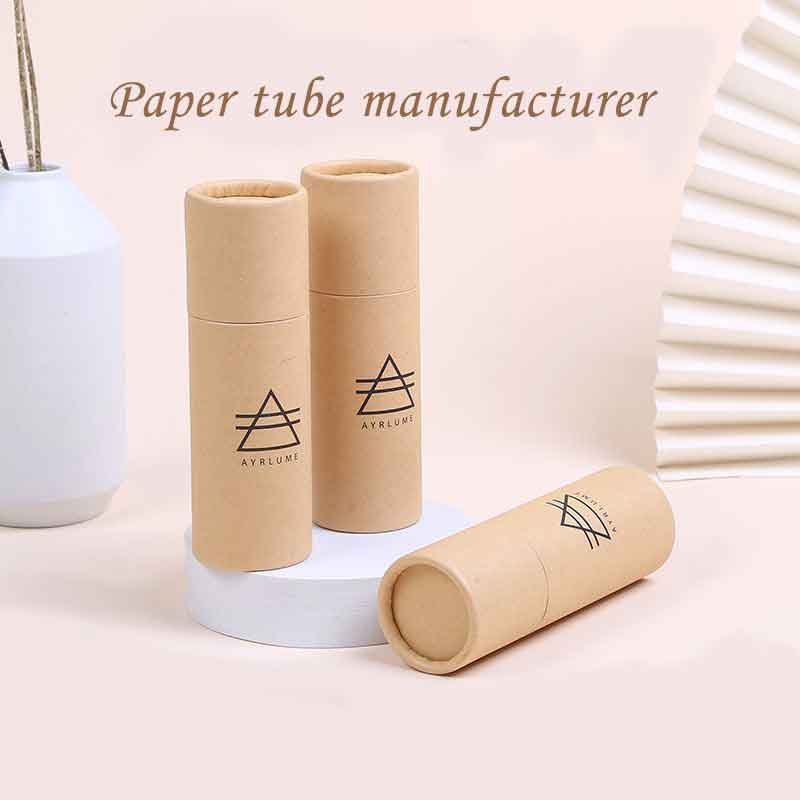 Custom design food grade paper tubes with packaging tube cartoon for coffee and tea paper tube