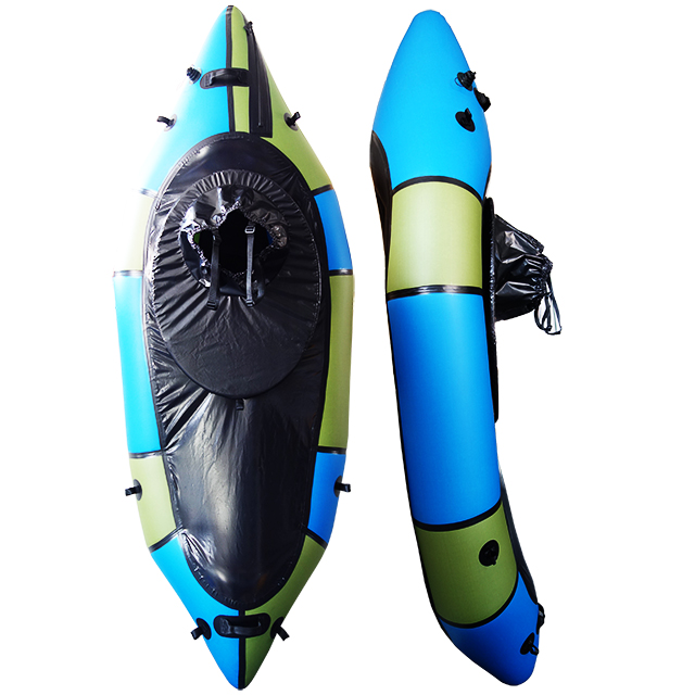 Lightweight and durable rivercraft whitewater packrafting adventure