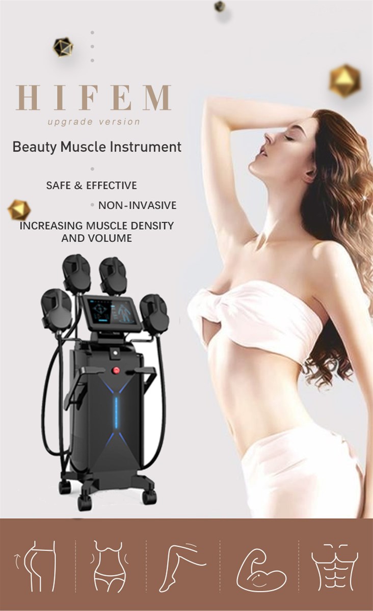 emslim body sculpt machine with 4 handle ems fat reduction weight loss muscle stimulator