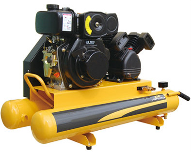 Air Compressor powered by Gasoline and diesel