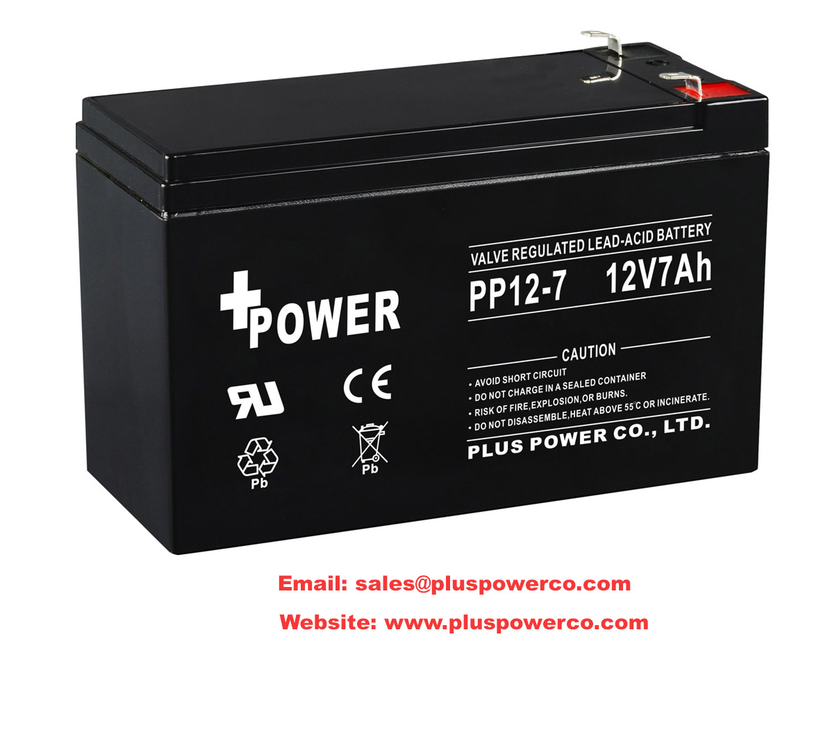 UPS 12V7AH with Rechargeable Sealed Maintenance Free