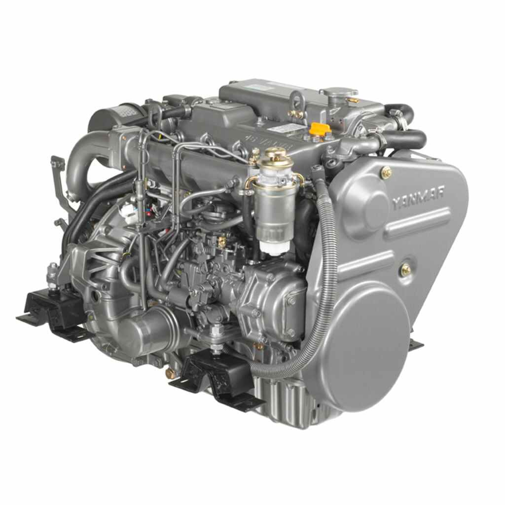 Yanmar 4JH4TE marine diesel engine 75 hp