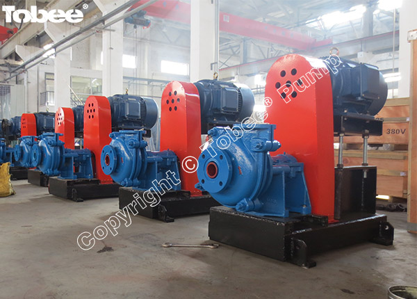 Tobee 215BAH Slurry Pump is designed for handling highly abrasive