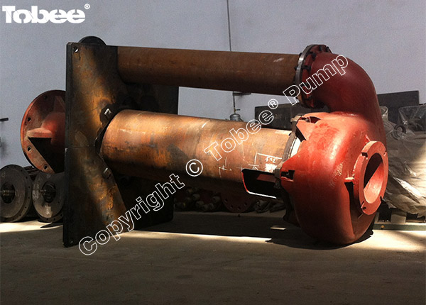 Tobee 300TVSP Vertical Slurry Pump is designed to be immersed in liquid for conveying abrasive coarse particles