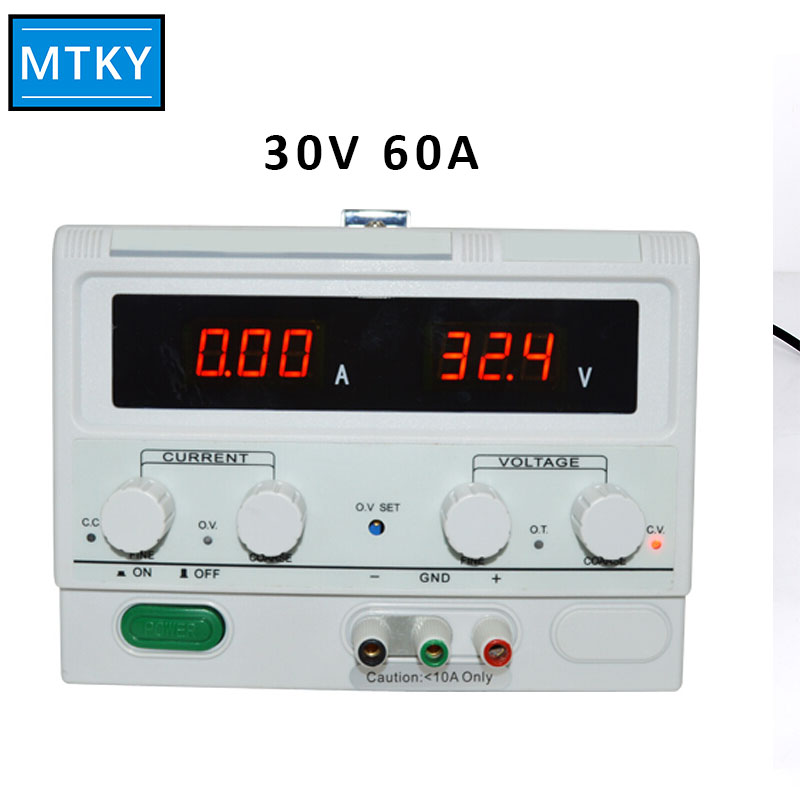 30V 60A High Power Regulated Adjustable LED Digital Display Variable Switching DC Power Supply