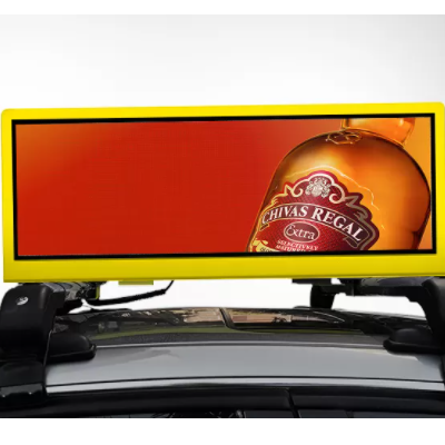 LED Taxi Top display IP65 outdoor use for mobile ads