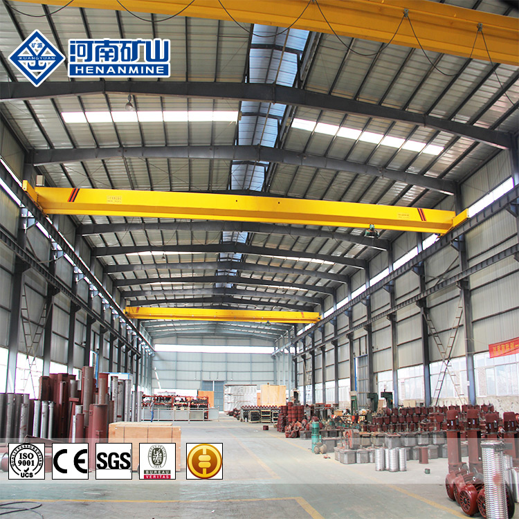 20 ton Single Girder Overhead Crane With Electric Wire Rope Hoist