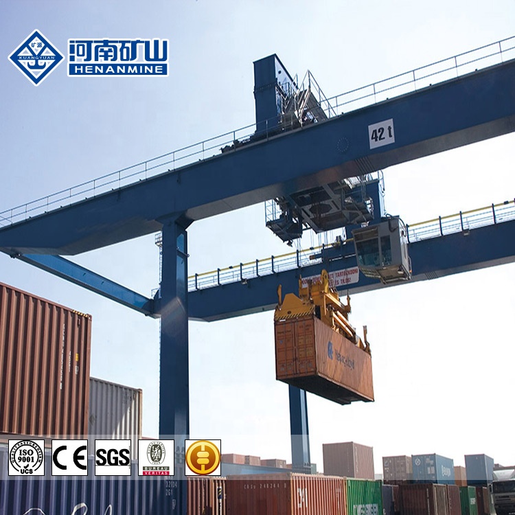 Container yard Electric double girder RMG container Crane