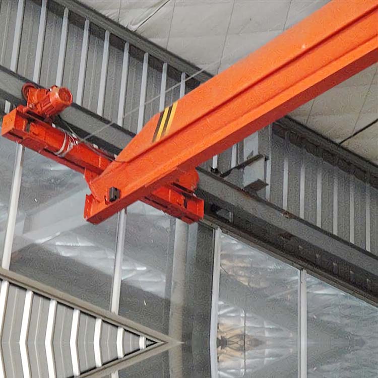 High quality 5Ton single beam remote control underslung steel box type EOT crane