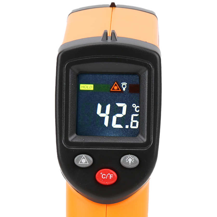 Handheld infrared thermometer noncontact temperature counting display laser thermometers
