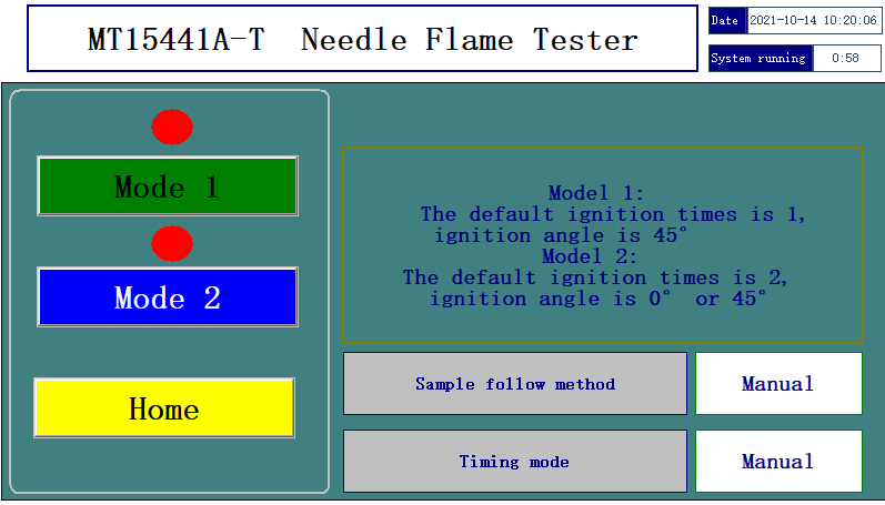 AI Needle Flame Tester IEC60695115