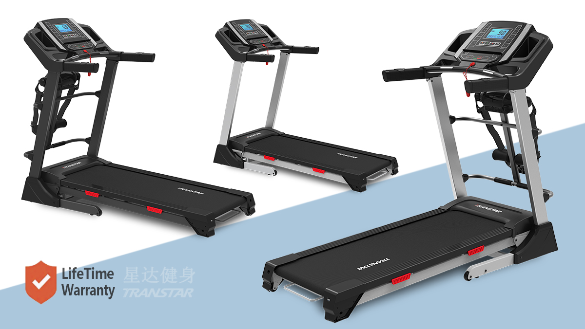 3HP DC Motor Semi Commercial Folding Electric Treadmill Machine Home with Multifunctional Massager