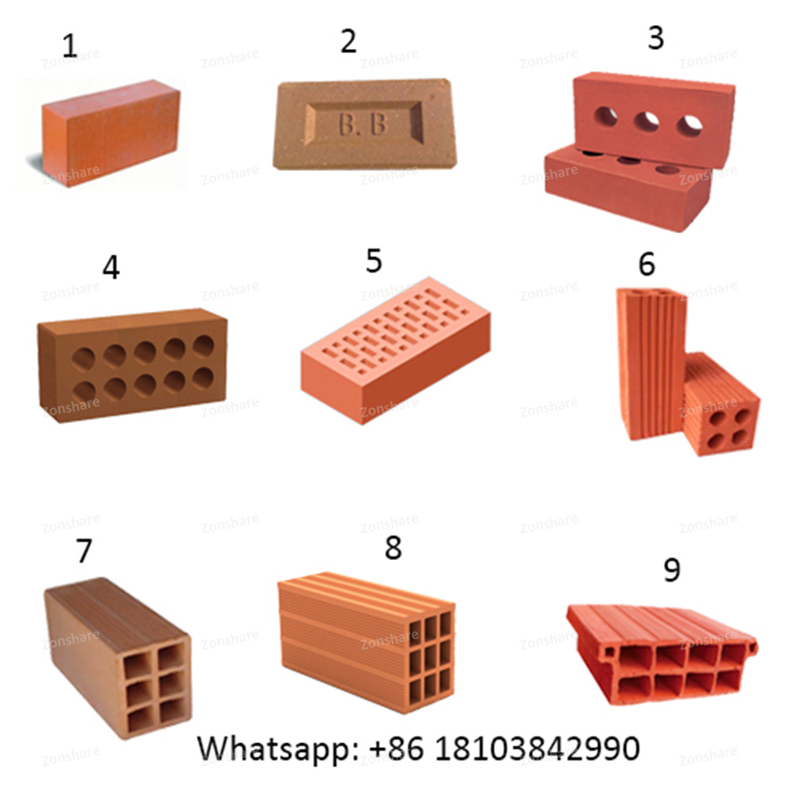 Small clay brick production line Zonshare