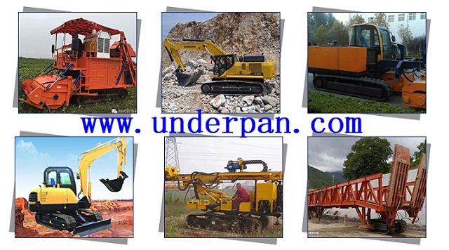 custom seawater desilting equipment chassis parts steel track undercarriage
