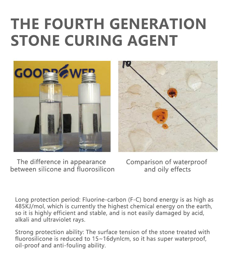 Stone antifouling agent fluorosilicon type