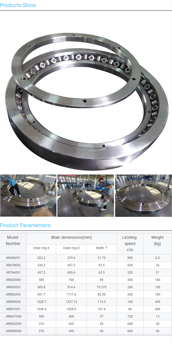 Specializing in the production Spur Gear Slew Drive Cross Tapered Roller Bearings