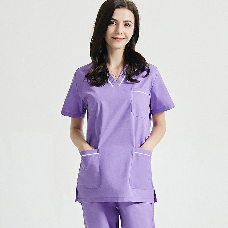 newest woman scrub nurse uniforms scrubs uniforms SpandexPolyester nursing nurse uniform medical scrubs
