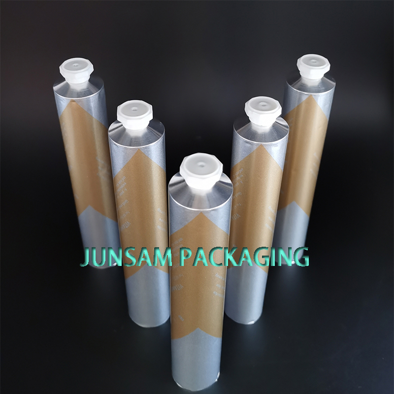 Elongated Long Nozzle Laminated Plastic Toiletry Cream Packaging Tube Container