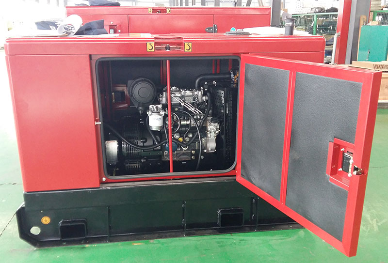 UK Perkins diesel generator 50kva 40kw powered by 1103A33TG2 engine silent type with automatic transfer switch